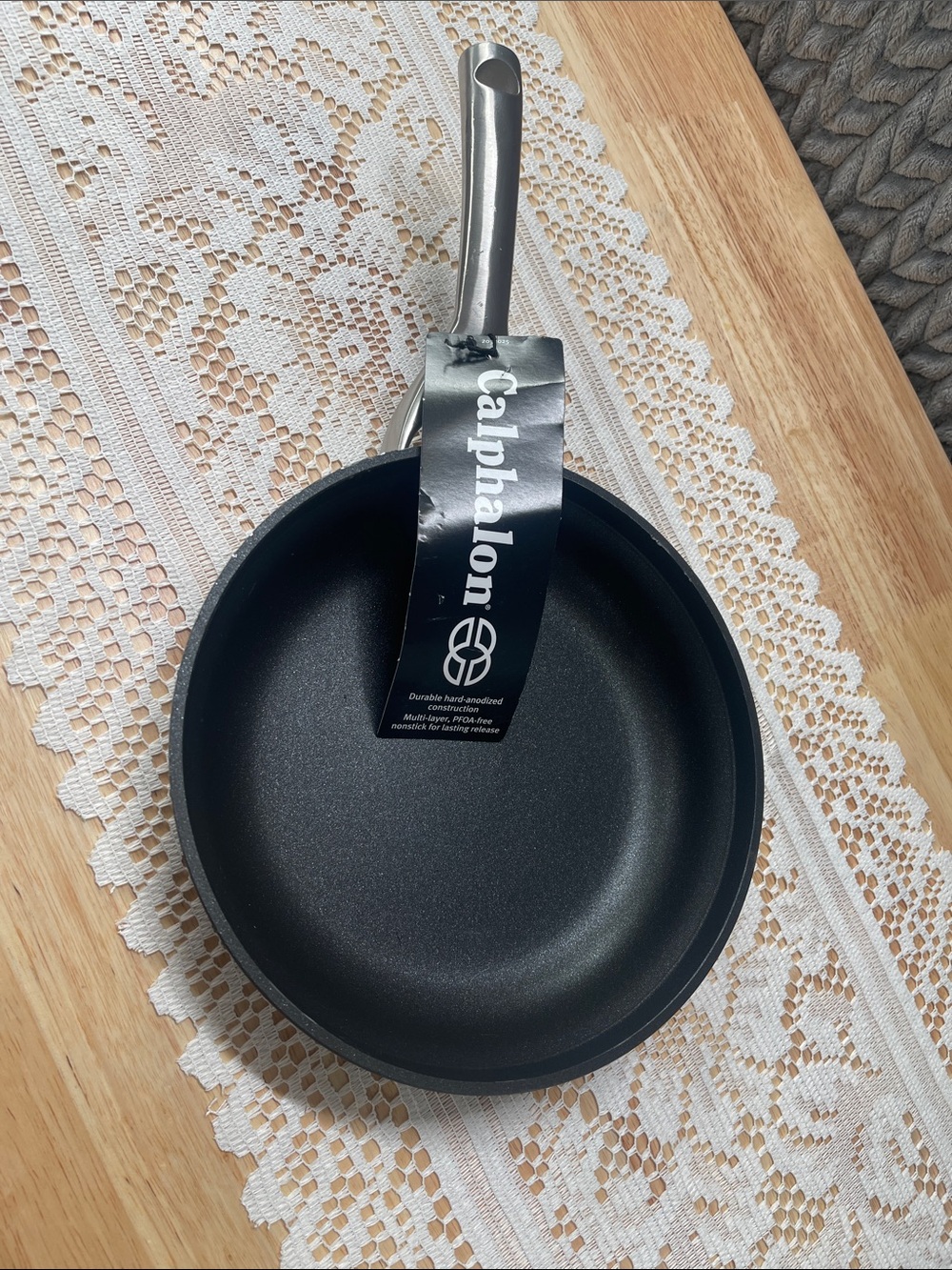 Calphalon Black Nonstick Skillet with Stainless Handle